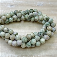 kelliesbeadboutique.com | 10mm Peace Jade - Half Strands