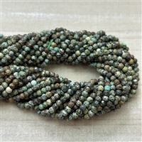 kelliesbeadboutique.com | 2x3mm African Turquoise Strands