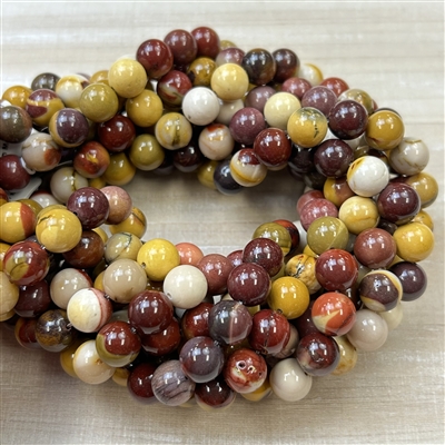 kelliesbeadboutique.com | 10mm Mookaite Strands