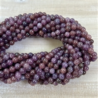 kelliesbeadboutique.com | 6mm Natural Lepidolite Strands