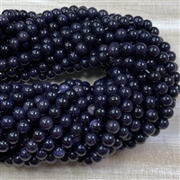 kelliesbeadboutique.com | 8mm Blue Goldstone Strands