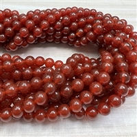 kelliesbeadboutique.com | 8mm Carnelian Strands