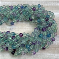 kelliesbeadboutique.com | 6mm Fluorite Strands