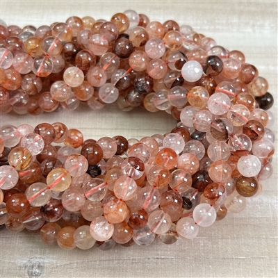 kelliesbeadboutique.com | 8mm Red Crystal Strands