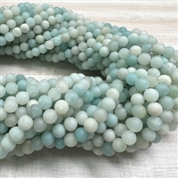 kelliesbeadboutique.com | 6mm Matte Amazonite Strands