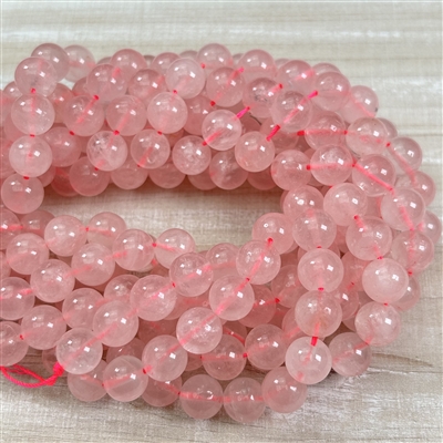 10mm Rose Quartz Strands