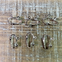 kelliesbeadboutique.com | Silver Plated Clip On Earrings