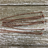 kelliesbeadboutique.com | 2" Headpins with Ball - 9 colours!