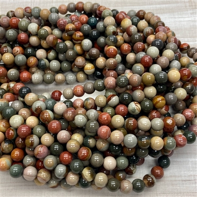 kelliesbeadboutique.com | 8mm Polychrome Strands