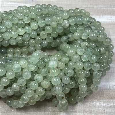 kelliesbeadboutique.com | 8mm Prehnite Strands