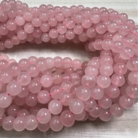 kelliesbeadboutique.com | 8mm Rose Quartz Strands