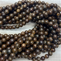 kelliesbeadboutique.com | 8mm Bronzite Strands