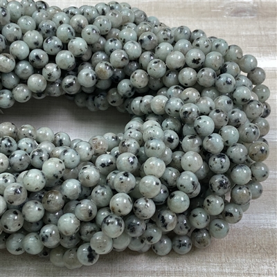 8mm Kiwi Jasper Strands