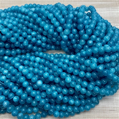 kelliesbeadboutique.com | 6mm Aqua Blue Quartz