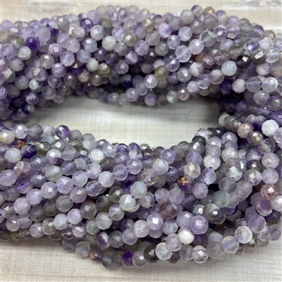 kelliesbeadboutique.com | 4mm Faceted Chevron Amethyst Strands