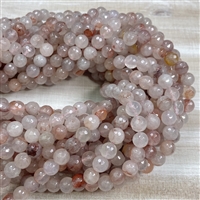 kelliesbeadboutique.com | 8mm Faceted Cherry Quartz Strands