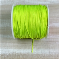 kelliesbeadboutique.com | Chinese Knotting Cord .8mm Lawn Green