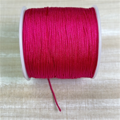 kelliesbeadboutique.com | Chinese Knotting Cord .8mm Medium Violet Red