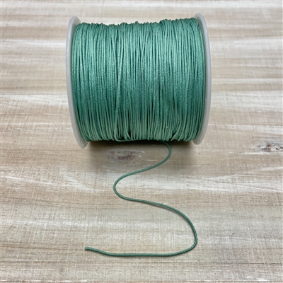 kelliesbeadboutique.com | Chinese Knotting Cord .8mm Dark Sea Green