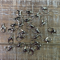 16x8mm Lobster Clasps - Silver