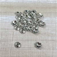 kelliesbeadboutique.com | Base Metal Small Flower Bead Caps