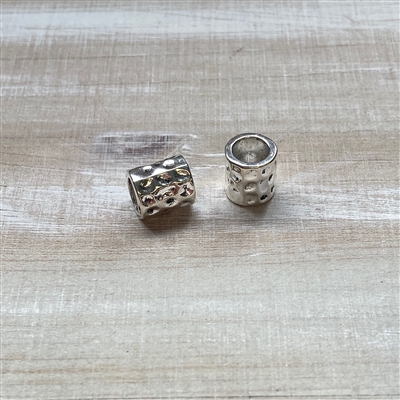 kelliesbeadboutique.com | 8mm x 10mm Hammered Tube