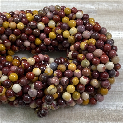 kelliesbeadboutique.com | 8mm Mookaite Strands