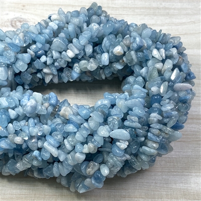 kelliesbeadboutique.com | 5-8mm Aquamarine Chip Strands