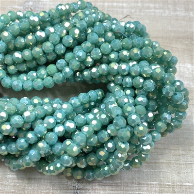 4mm Pale Green Chinese Crystal