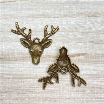 kelliesbeadboutique.com | Reindeer/Stag Head