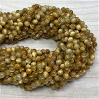 kelliesbeadboutique.com | 6mm Gold Tigers Eye Strands