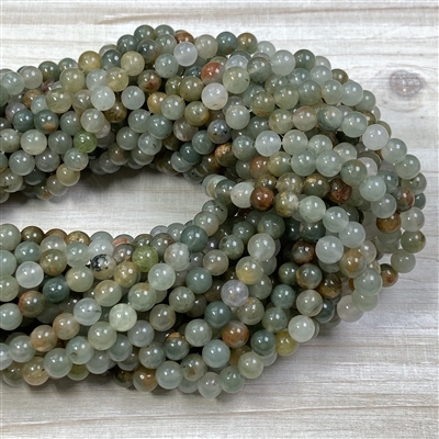 kelliesbeadboutique.com | 6mm Green Quartz Strands