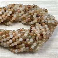 kelliesbeadboutique.com | 6mm Yellow Green Quartz Strands