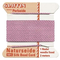 kelliesbeadboutique.com | Griffin Silk Cord -  Dark Pink