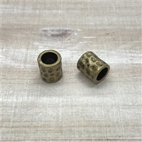 8mm x 10mm Hammered Tube