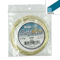 Square Craft Wire - Gold 21 gauge