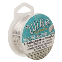 kelliesbeadboutique.com | Craft Wire - Brushed Silver