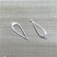 kelliesbeadboutique.com | Long Teardrop Connectors