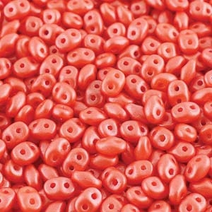 Pearl Shine Light Coral Super Duo Beads