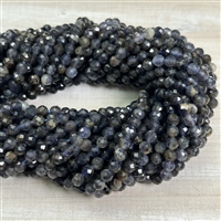 kelliesbeadboutique.com | 5.5-6mm Faceted Iolite Bead Strands