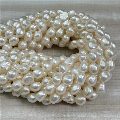 kelliesbeadboutique.com | Grade AA White Freshwater Pearls