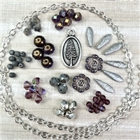 kelliesbeadboutique.com | Hazy Forest Bead Mix