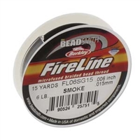 kelliesbeadboutique.com | The Beadsmith Smoke Fireline - 15 yard (6 lb.)