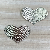 kelliesbeadboutique.com | Hammered Heart Connector