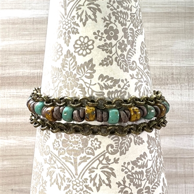 kelliesbeadboutique.com | Maureen Leather Bracelet Kit