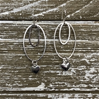 Metal Hearts Earring Kit