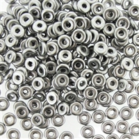 kelliesbeadboutique.com | Aluminum Silver O Beads