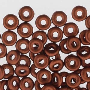 kelliesbeadboutique.com | Copper Bronze Fire Red O Beads