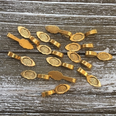 kelliesbeadboutique.com | Antique Gold Glue on Bails