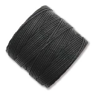 kelliesbeadboutique.com | S-Lon Cording - Black